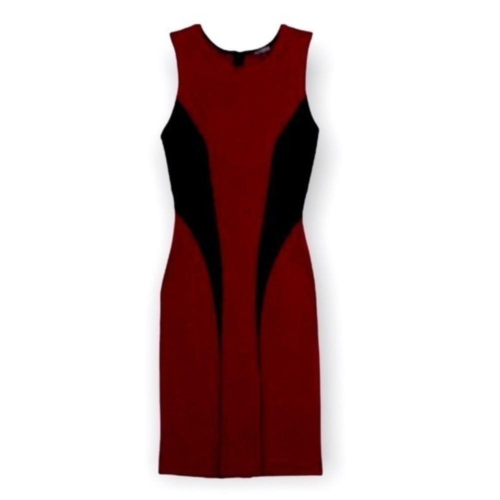 Exclusive‎ for Intermix Colorblock Inset Ponte Dress Small - Picture 2 of 9